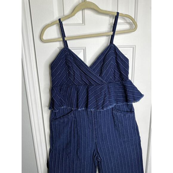 ANTHROPOLOGIE ETT:TWA STRIPED JUMPSUIT - Size Medium - Picture 4 of 15